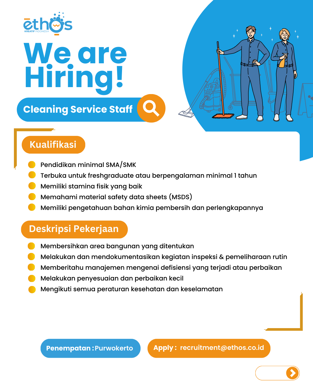 Cleaning Service Staff