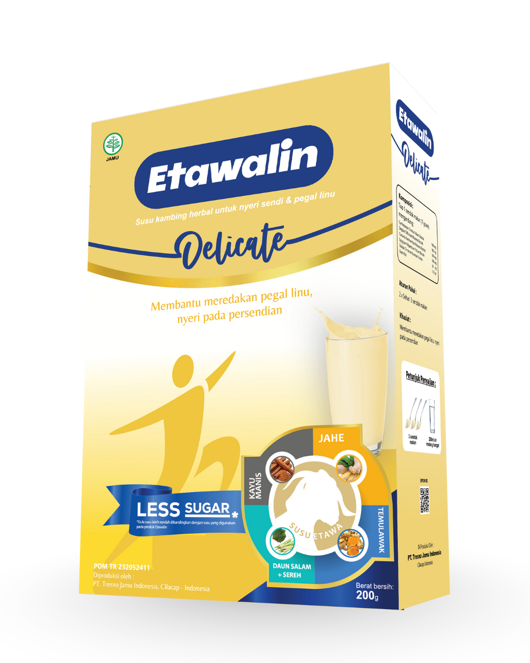 Susu Kambing Etawalin Less Sugar